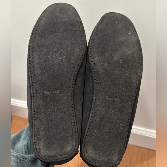🆕wob Coach moccasin loafers, black, Sz 9 - Picture 5 of 5